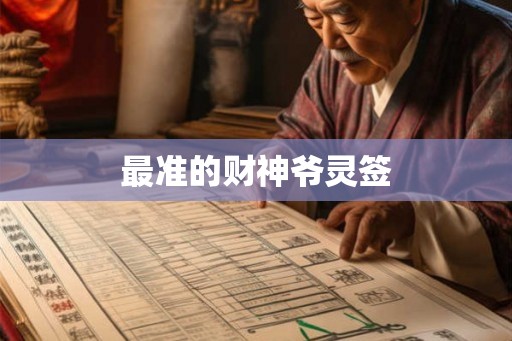 最准的财神爷灵签 最准的财神爷灵签