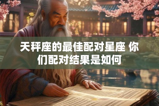 天秤座的最佳配对星座 你们配对结果是如何
