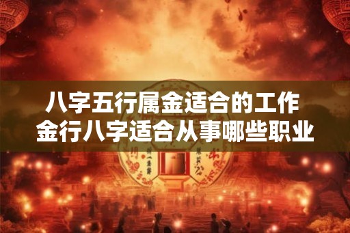 八字五行属金适合的工作 金行八字适合从事哪些职业
