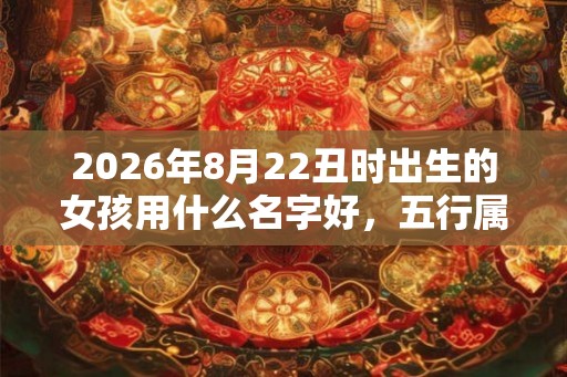 2026年8月22丑时出生的女孩用什么名字好,五行属什么 2026年8月22丑时出生的女孩用什么名字好,五行属什么