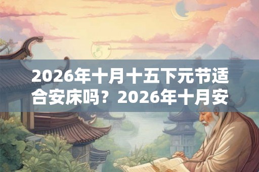2026年十月十五下元节适合安床吗？2026年十月安床的吉日是哪天？