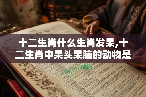 十二生肖什么生肖发呆,十二生肖中呆头呆脑的动物是什么