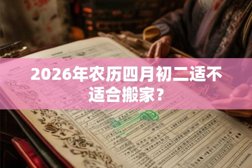 2026年农历四月初二适不适合搬家？