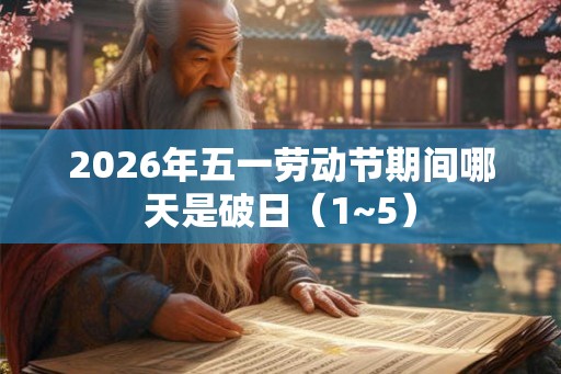 2026年五一劳动节期间哪天是破日（1~5）