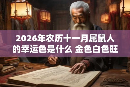 2026年农历十一月属鼠人的幸运色是什么 金色白色旺运程