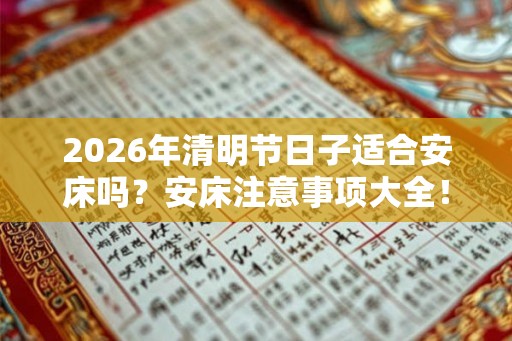 2026年清明节日子适合安床吗？安床注意事项大全！