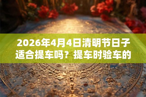 2026年4月4日清明节日子适合提车吗？提车时验车的步骤？