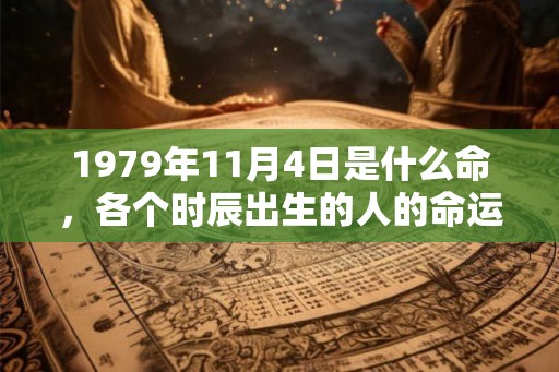 1979年11月4日是什么命,各个时辰出生的人的命运 1979年11月4日是什么命,各个时辰出生的人的命运