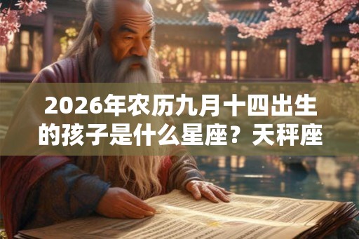 2026年农历九月十四出生的孩子是什么星座?天秤座女生的性格分析 2026年农历九月十四出生的孩子是什么星座?天秤座女生的性格分析