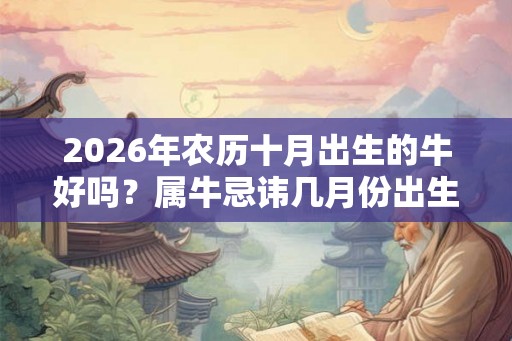 2026年农历十月出生的牛好吗？属牛忌讳几月份出生？