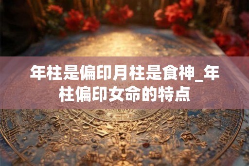 年柱是偏印月柱是食神_年柱偏印女命的特点