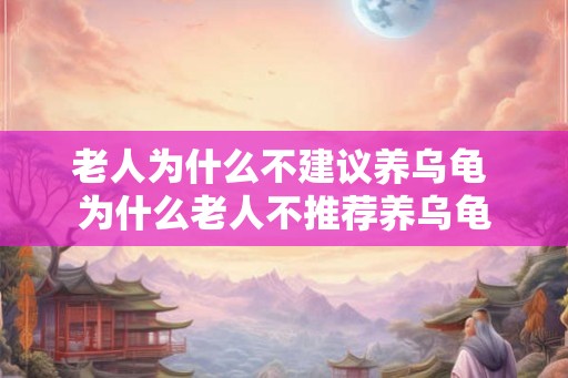 老人为什么不建议养乌龟 为什么老人不推荐养乌龟 老人为什么不建议养乌龟 为什么老人不推荐养乌龟