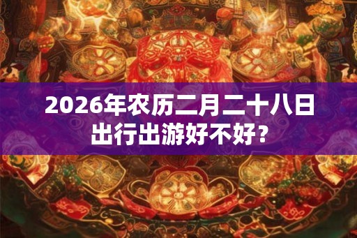 2026年农历二月二十八日出行出游好不好？