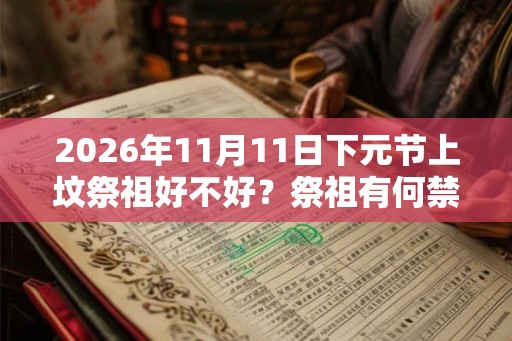 2026年11月11日下元节上坟祭祖好不好？祭祖有何禁忌？