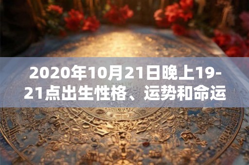 2020年10月21日晚上19-21点出生性格、运势和命运