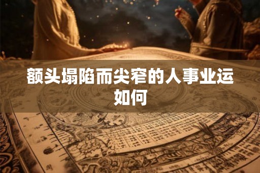 额头塌陷而尖窄的人事业运如何