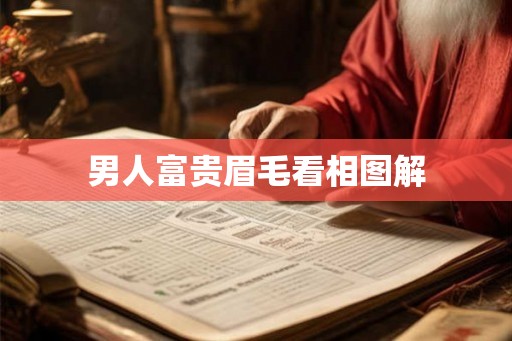 男人富贵眉毛看相图解