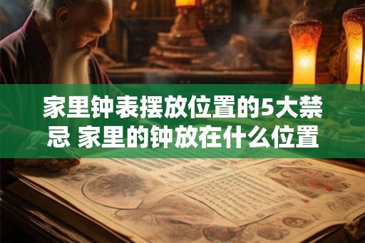 家里钟表摆放位置的5大禁忌 家里的钟放在什么位置好