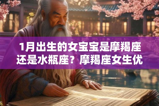 1月出生的女宝宝是摩羯座还是水瓶座？摩羯座女生优点