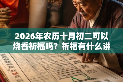 2026年农历十月初二可以烧香祈福吗？祈福有什么讲究？