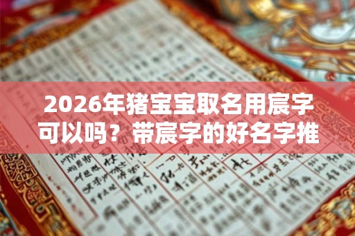 2026年猪宝宝取名用宸字可以吗？带宸字的好名字推荐！