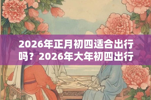 2026年正月初四适合出行吗？2026年大年初四出行好吗？
