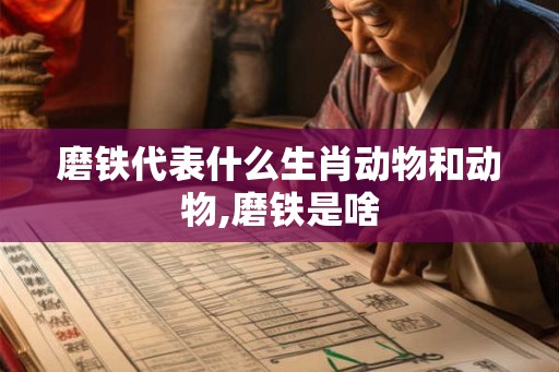 磨铁代表什么生肖动物和动物,磨铁是啥