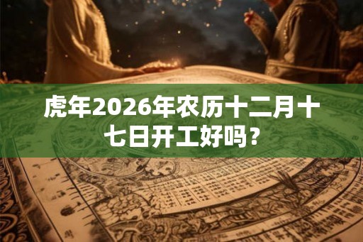 虎年2026年农历十二月十七日开工好吗？