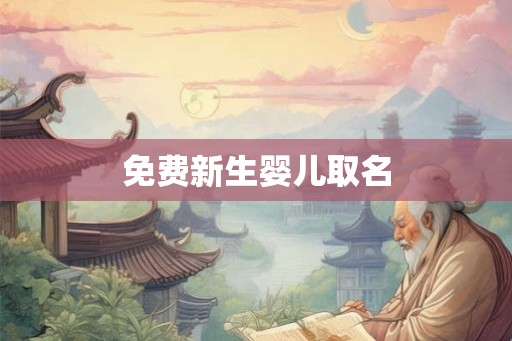 免费新生婴儿取名 免费新生婴儿取名