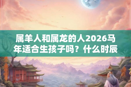 属羊人和属龙的人2026马年适合生孩子吗？什么时辰出生的孩子好？