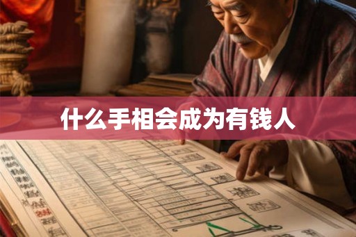 什么手相会成为有钱人