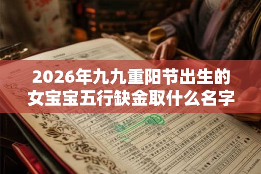 2026年九九重阳节出生的女宝宝五行缺金取什么名字？