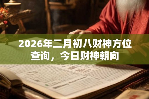 2026年二月初八财神方位查询，今日财神朝向