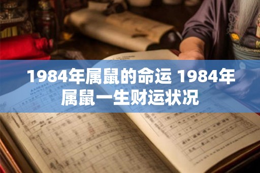 1984年属鼠的命运 1984年属鼠一生财运状况
