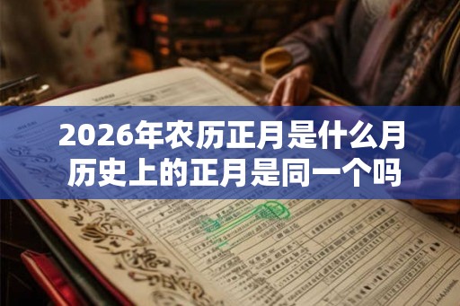 2026年农历正月是什么月 历史上的正月是同一个吗