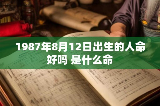 1987年8月12日出生的人命好吗 是什么命 1987年8月12日出生的人命好吗 是什么命