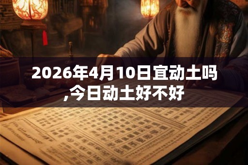 2026年4月10日宜动土吗,今日动土好不好 2026年4月10日宜动土吗,今日动土好不好