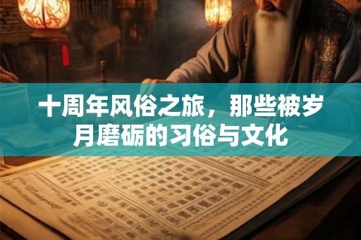 十周年风俗之旅，那些被岁月磨砺的习俗与文化