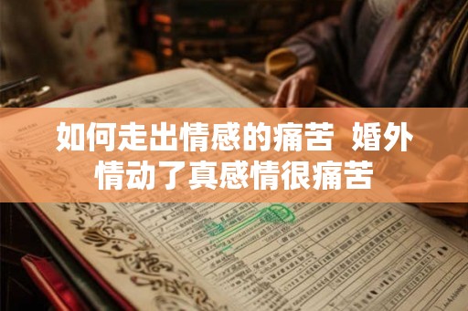 如何走出情感的痛苦  婚外情动了真感情很痛苦