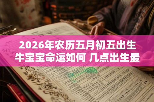 2026年农历五月初五出生牛宝宝命运如何 几点出生最好