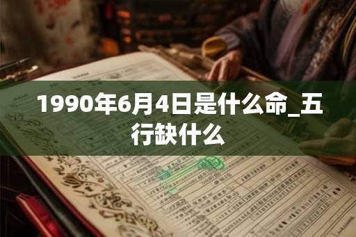 1990年6月4日是什么命_五行缺什么