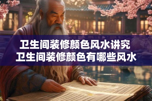 卫生间装修颜色风水讲究 卫生间装修颜色有哪些风水讲究