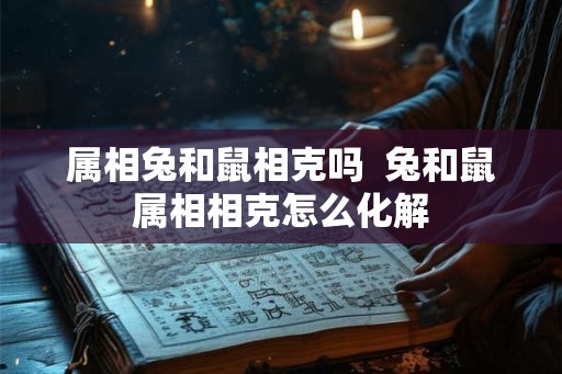 属相兔和鼠相克吗 兔和鼠属相相克怎么化解 属相兔和鼠相克吗 兔和鼠属相相克怎么化解