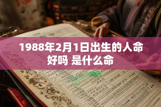 1988年2月1日出生的人命好吗 是什么命