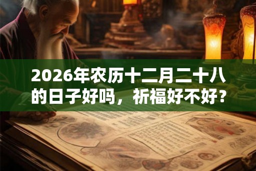2026年农历十二月二十八的日子好吗,祈福好不好? 2026年农历十二月二十八的日子好吗,祈福好不好?