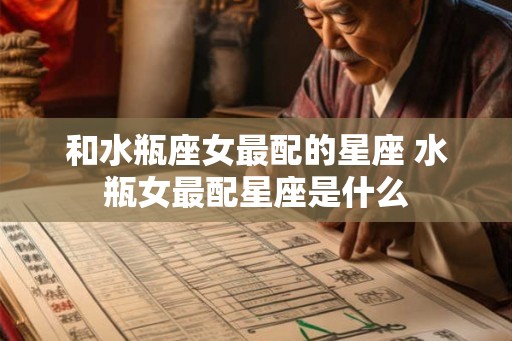 和水瓶座女最配的星座 水瓶女最配星座是什么