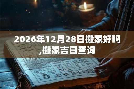 2026年12月28日搬家好吗,搬家吉日查询 2026年12月28日搬家好吗,搬家吉日查询