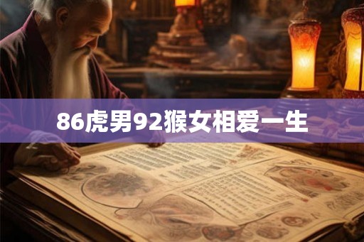 86虎男92猴女相爱一生