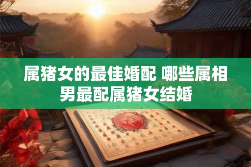 属猪女的最佳婚配 哪些属相男最配属猪女结婚