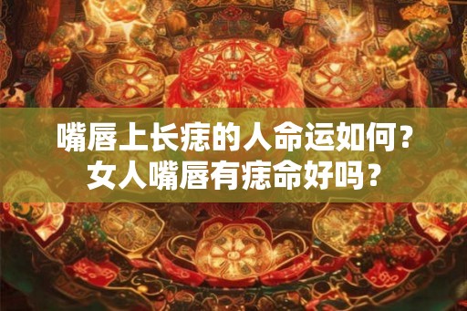 嘴唇上长痣的人命运如何?女人嘴唇有痣命好吗? 嘴唇上长痣的人命运如何?女人嘴唇有痣命好吗?